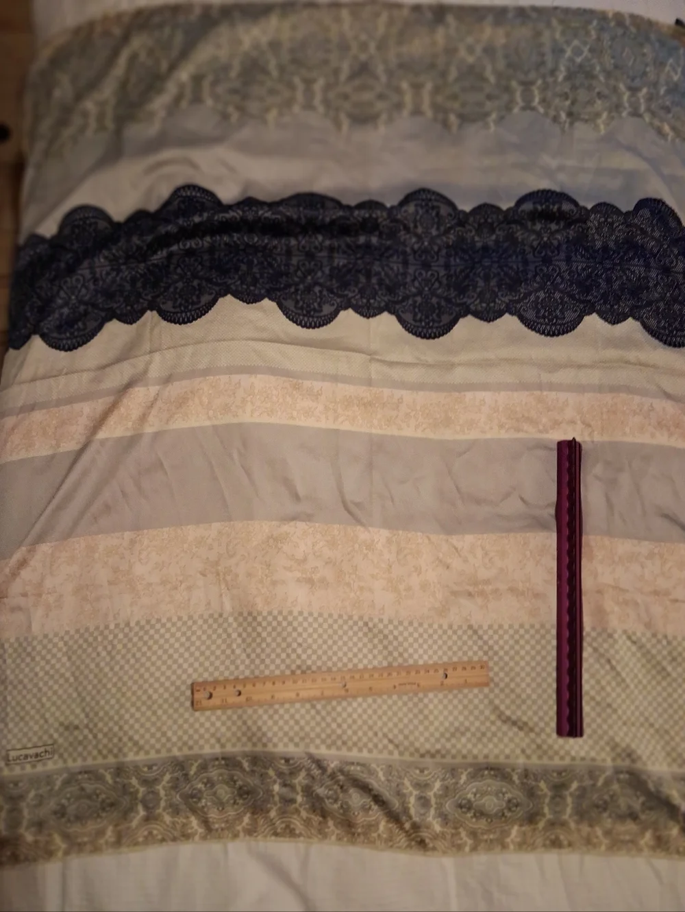 Elegant Silk Scarf in Light Colors